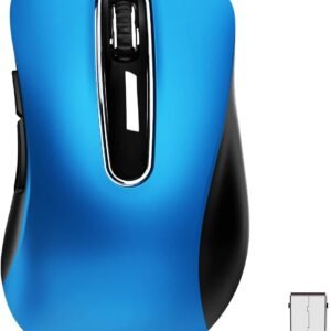 Mamzuoix 2.4G Portable Wireless Mouse 1400 DPI Mobile Optical Cordless Mice